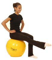 Exercise Ball Sitting Knee Extension