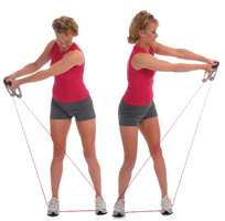 Thera-Band Tubing Functional Golf Swing Exercise