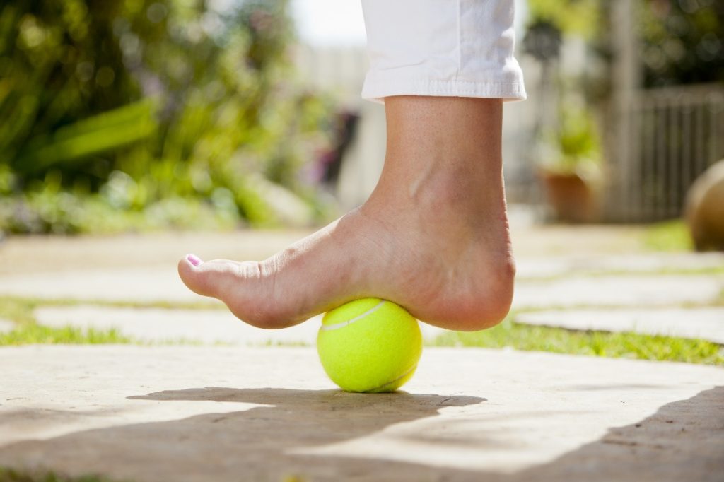 Tennis Ball Exercise